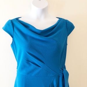 Lovely Royal Blue Tahari Arthur  S. Levine Dress Size:10